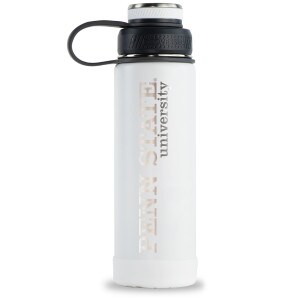 EcoVessel 20oz bottle white Penn State University image